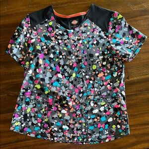 Dickies colorful women’s scrub top